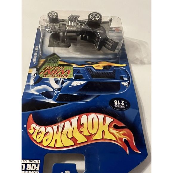 2002 Hot Wheels #218 BABY BOOMER with Happy Birthday w/5 Spoke - Picture 3 of 4